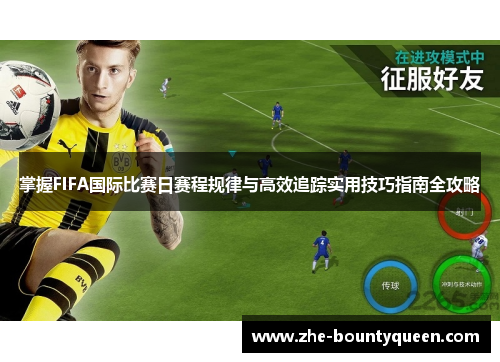 掌握FIFA国际比赛日赛程规律与高效追踪实用技巧指南全攻略